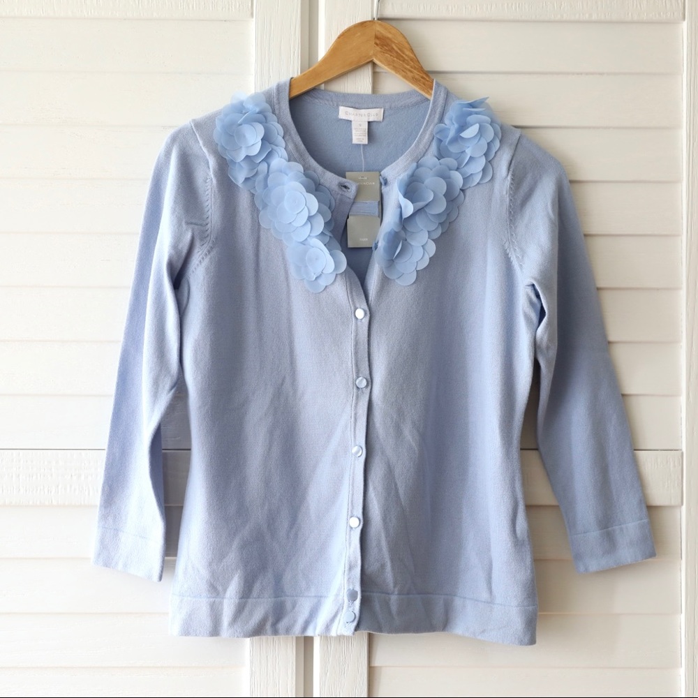 Charter Club Sky Blue Cardigan